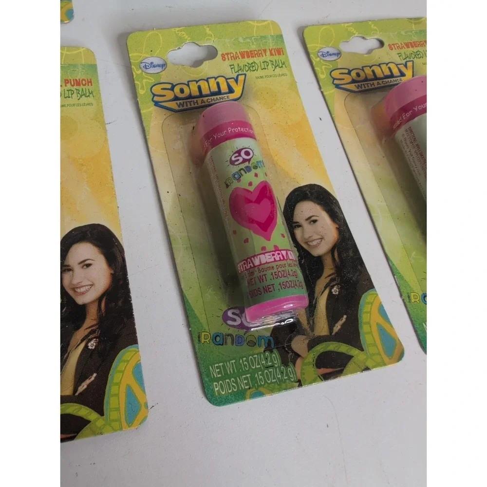 Lot Of 10 Disney Sonny Lip Balms French Vanilla Topical Punch Strawberry More!
